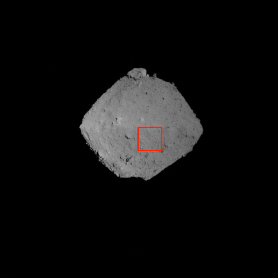 Астероид Рюгу Image credit ※:JAXA, University Tokyo, Koichi University, Rikkyo University, Nagoya University, Chiba Institute of Technology, Meiji University, University of Aizu, AIST.