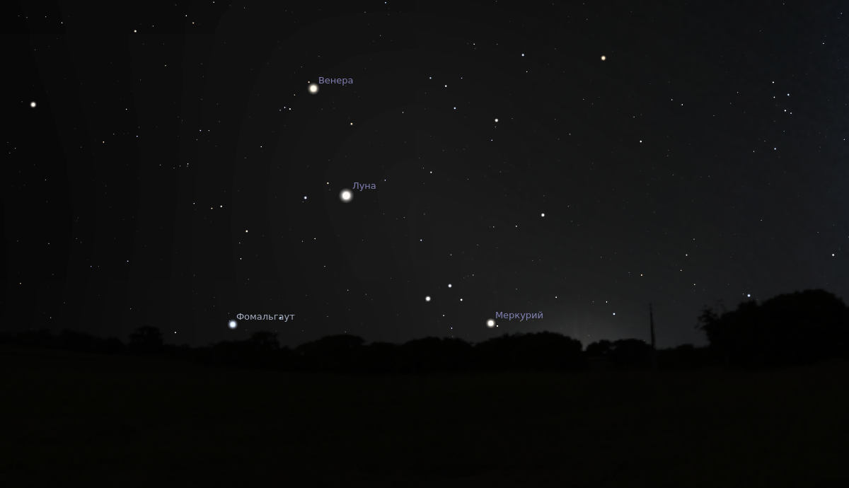 venus moon mercury