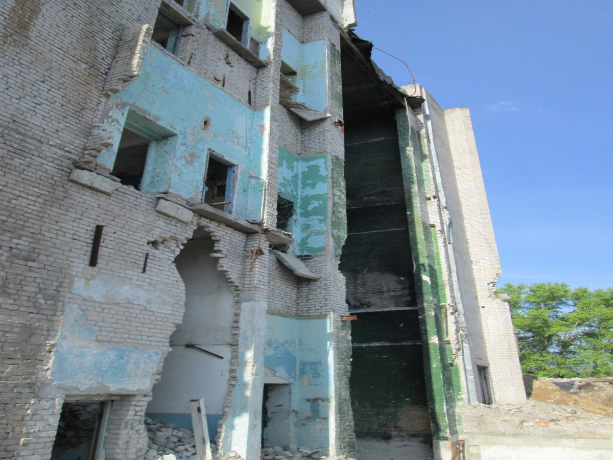 развалины Южного Радиозавода в Желтых Водах
